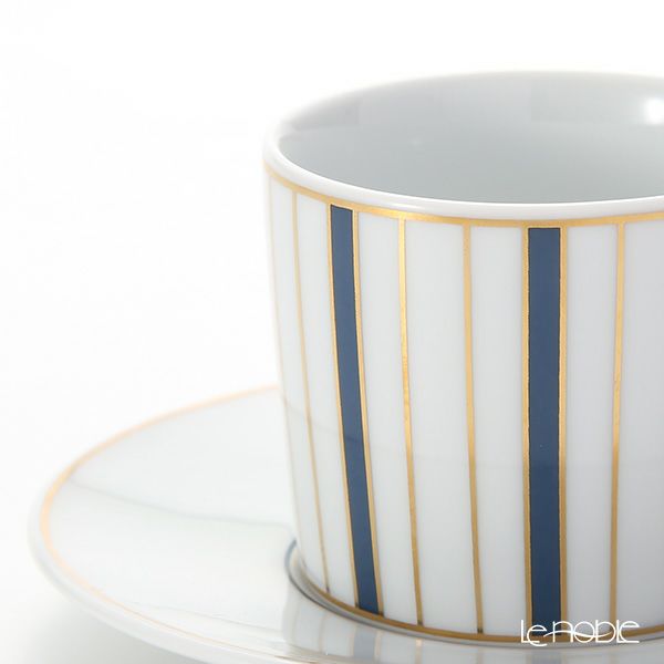 マイセン（Meissen） ストライプ 79A219-41579 エスプレッソカップ＆ソーサー 100ml （ライト）