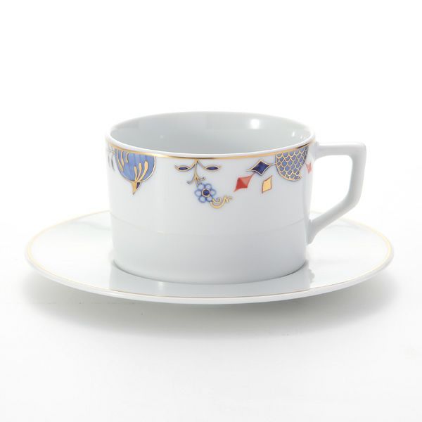マイセン（Meissen） ノーブルブルー 802190-41582（572／98A077-41562） コーヒーカップ＆ソーサー 180ml （オニオンエッジ）