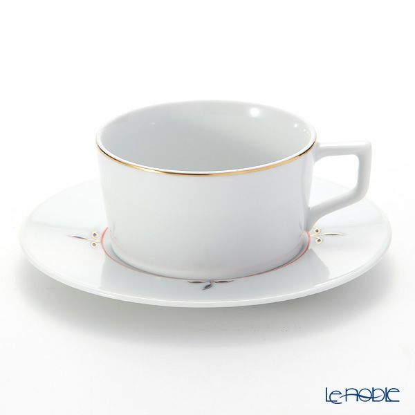 マイセン（Meissen） ノーブルブルー 802490-41633（98A077-41623／562） ティーカップ＆ソーサー 150ml （ブロッサムツィッグ）