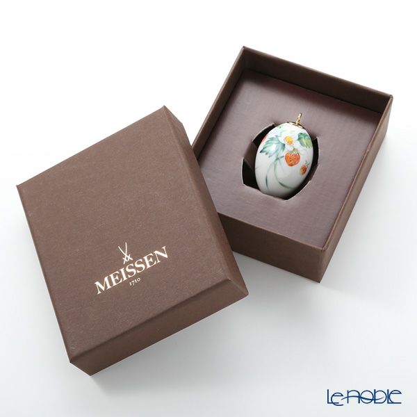 マイセン（Meissen） 森の声 61C007／55M03 イースターエッグ 4.5cm （Motiv No.7 イチゴ）