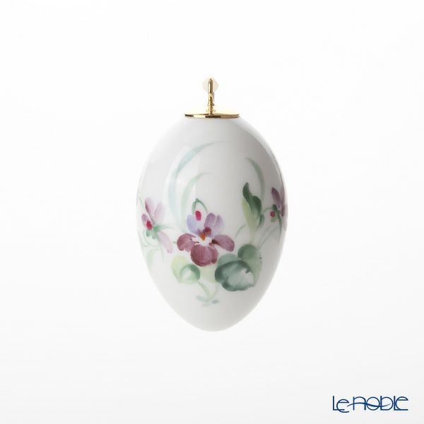 マイセン（Meissen） 森の声 61C008／55M03 イースターエッグ 4.5cm （Motiv No.8 スミレ）