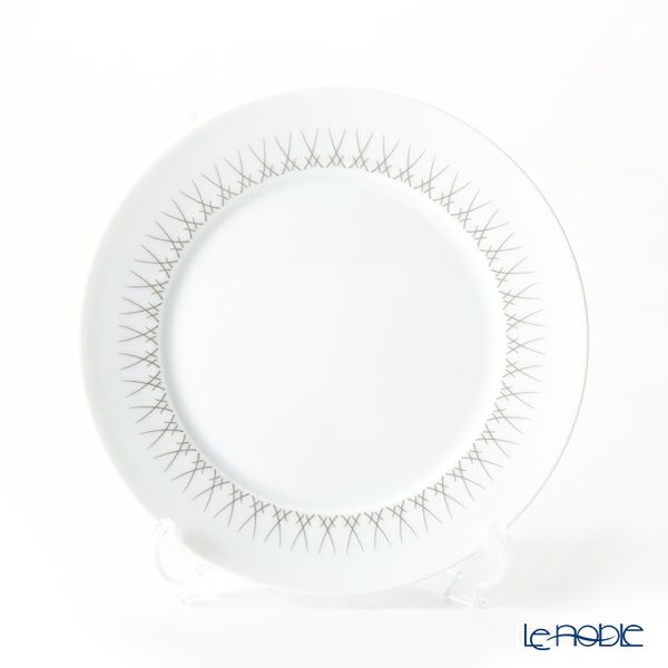 マイセン（Meissen） スウォード エレガントグレイ 79A227-41501 ブレッド＆バタープレート 17cm