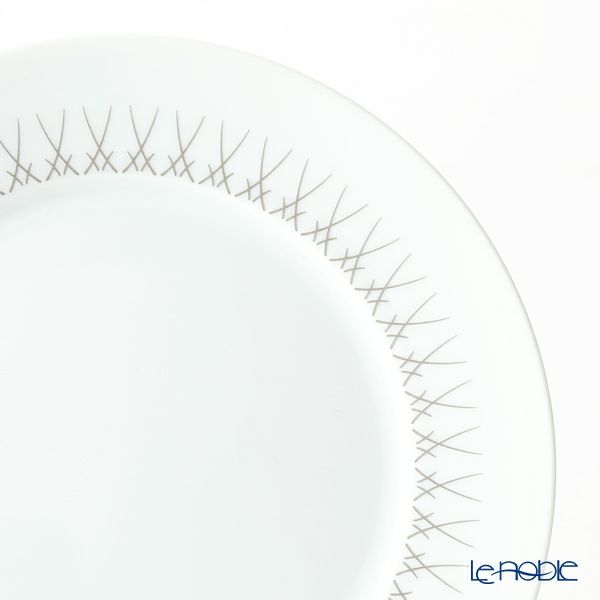 マイセン（Meissen） スウォード エレガントグレイ 79A227-41501 ブレッド＆バタープレート 17cm