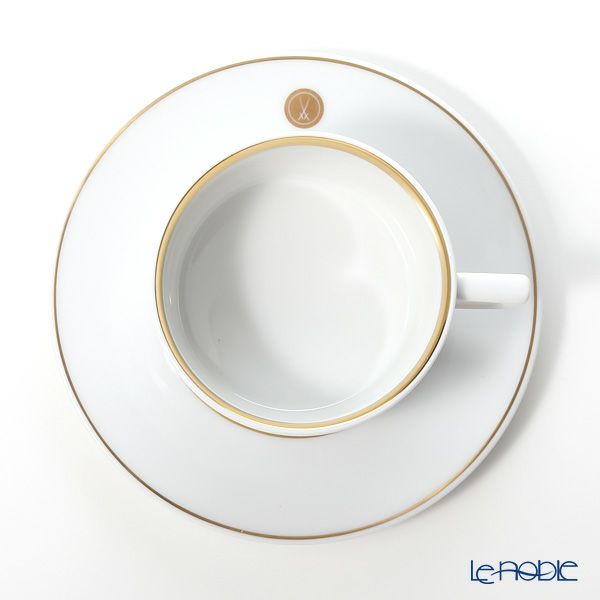 マイセン（Meissen） スウォード ラグジュアリーゴールド 99A371-41633 ティーカップ＆ソーサー 150ml／14.5cm