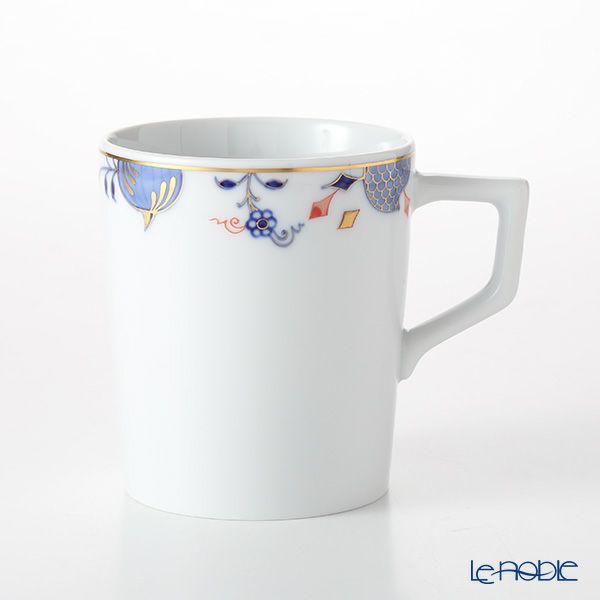 マイセン（Meissen） ノーブルブルー 802190-41575 マグ 9cm／250ml（オニオンエッジ）