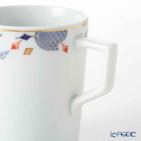 マイセン（Meissen） ノーブルブルー 802190-41575 マグ 9cm／250ml（オニオンエッジ）