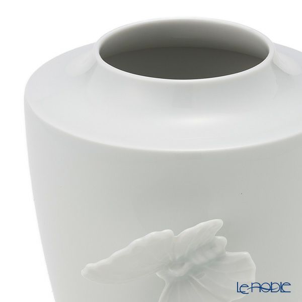 マイセン（Meissen）バタフライ ベース （花瓶）S ラウンド 13cm 000001／50910