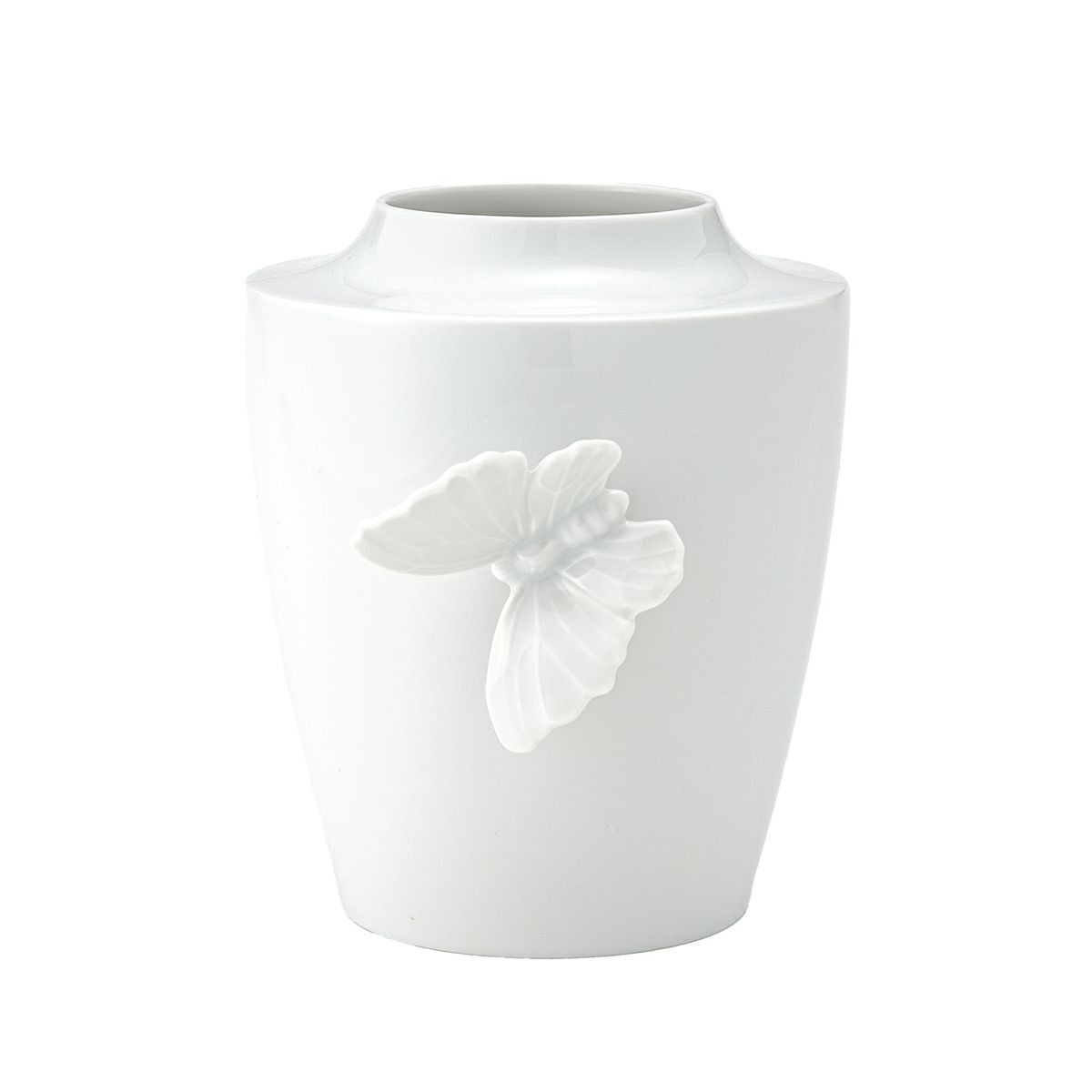 マイセン（Meissen）バタフライ ベース （花瓶）S ラウンド 13cm 000001／50910