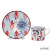 マイセン（Meissen）コラージュ ブルーミーフェザーズ エスプレッソカップ＆ソーサー 79A546／36579