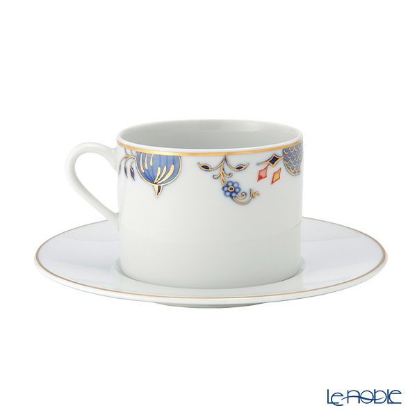 マイセン（Meissen） ノーブルブルー 802190-36572（／98A077-41562） コーヒーカップ＆ソーサー 150ml （オニオンエッジ）