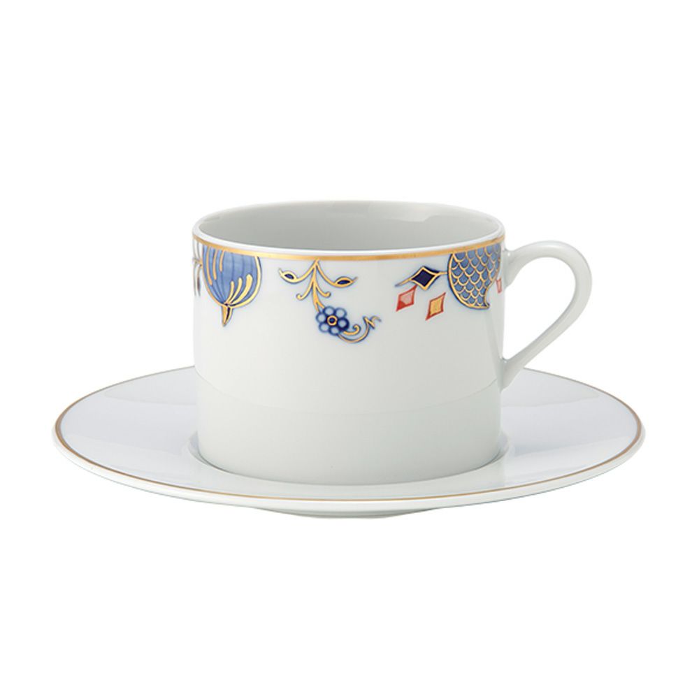 マイセン（Meissen） ノーブルブルー 802190-36572（／98A077-41562） コーヒーカップ＆ソーサー 150ml （オニオンエッジ）