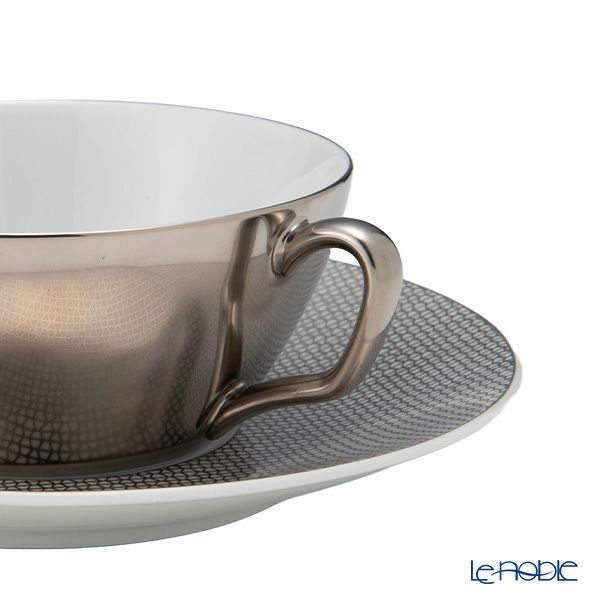 マイセン（Meissen） コスモポリタン メッシュプラチナ ティーカップ＆ソーサー K00001／37633