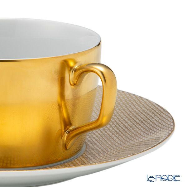 マイセン（Meissen） コスモポリタン メッシュゴールド コーヒーカップ＆ソーサー K00002／37582