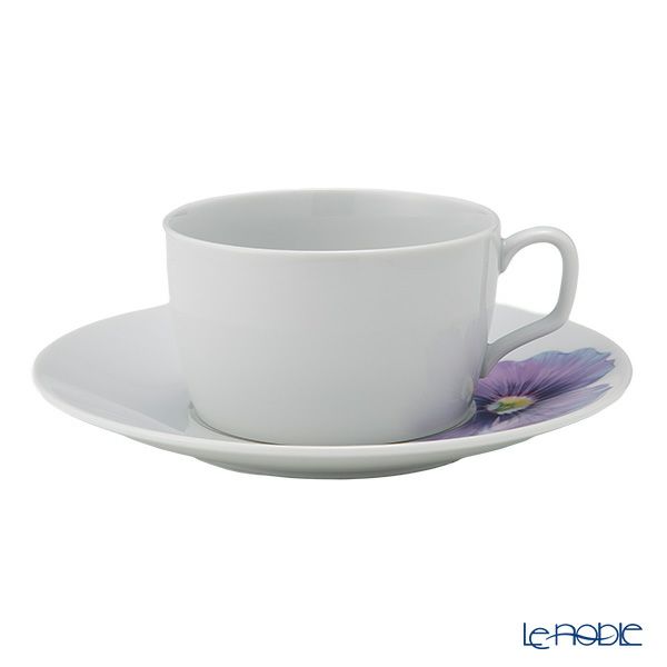 マイセン（Meissen） コスモポリタン ジャイアントブルーム コーヒーカップ＆ソーサー パンジー 61A160／37582