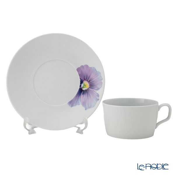 マイセン（Meissen） コスモポリタン ジャイアントブルーム コーヒーカップ＆ソーサー パンジー 61A160／37582