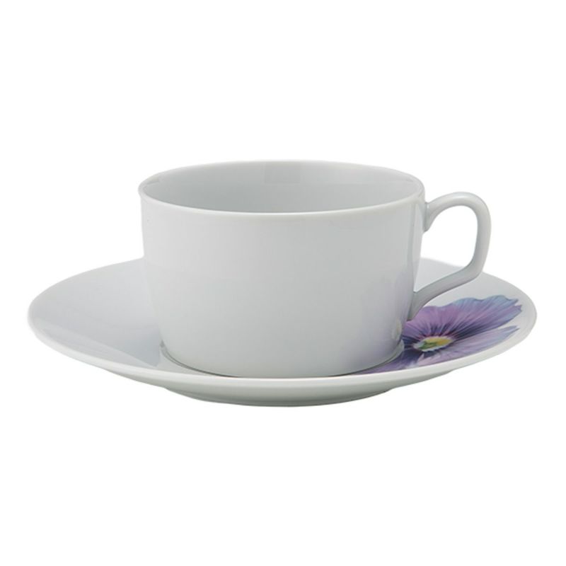 マイセン（Meissen） コスモポリタン ジャイアントブルーム コーヒーカップ＆ソーサー パンジー 61A160／37582