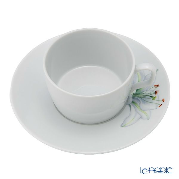 マイセン（Meissen） コスモポリタン ジャイアントブルーム コーヒーカップ＆ソーサー リリー 61A161／37582