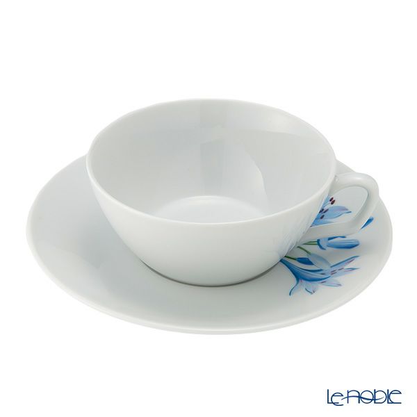 マイセン（Meissen） コスモポリタン ジャイアントブルーム ティーカップ＆ソーサーアフリカンリリー 61A165／37633