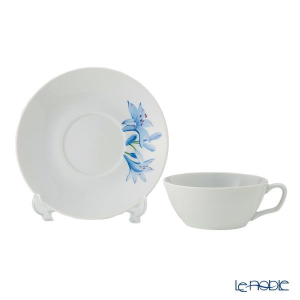 マイセン（Meissen） コスモポリタン ジャイアントブルーム ティーカップ＆ソーサーアフリカンリリー 61A165／37633