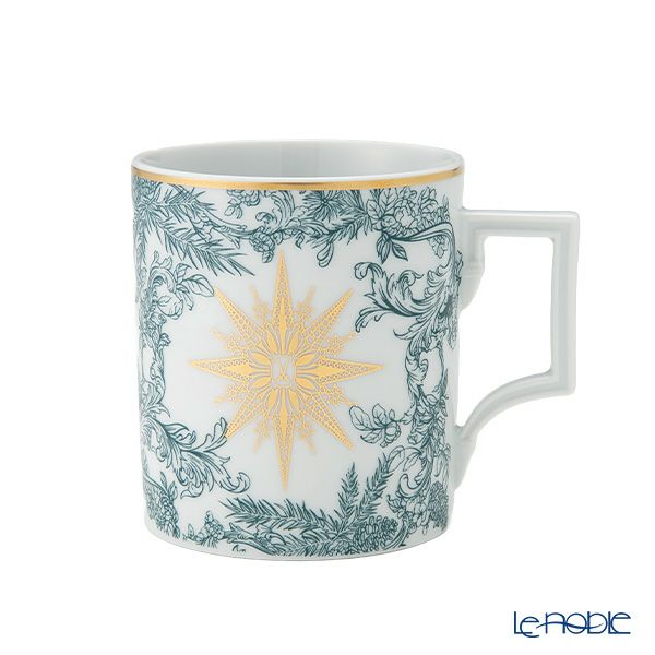 マイセン（Meissen）クリスマススター ブルー マグカップ 240ml 高さ9cm 79A940／55810