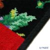 フェイラー ゲストタオル ポピー ブラック レッド 37×80cm