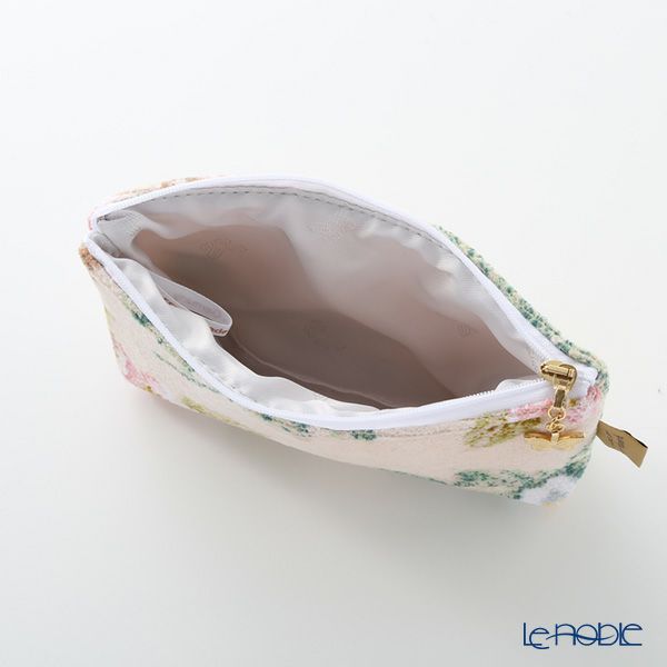 フェイラー コスメポーチ バニラローズ ベージュ 18×9cm