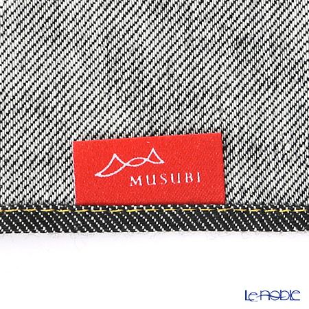 むす美 風呂敷 綿100％ 日本製 20367-102 50 ソフトデニムふろしき ブラック 50cm