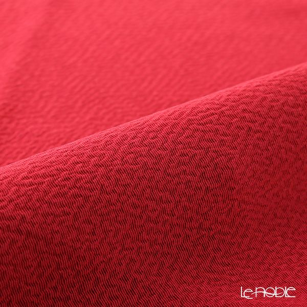 むす美 風呂敷 中巾正絹 うずらちりめん 色の歳時記 紅梅 45cm 30611-128 【桐箱入】