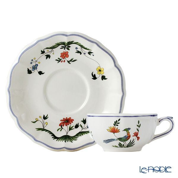 ジアン（Gien） オワゾパラディ ティーカップ＆ソーサー 165ml