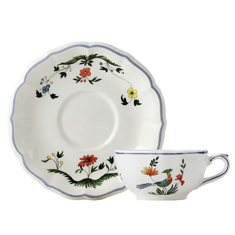 ジアン（Gien） オワゾパラディ ティーカップ＆ソーサー 165ml