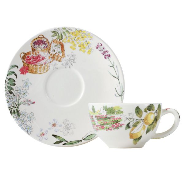 ジアン（Gien） プロヴァンス ティーカップ＆ソーサー 200ml