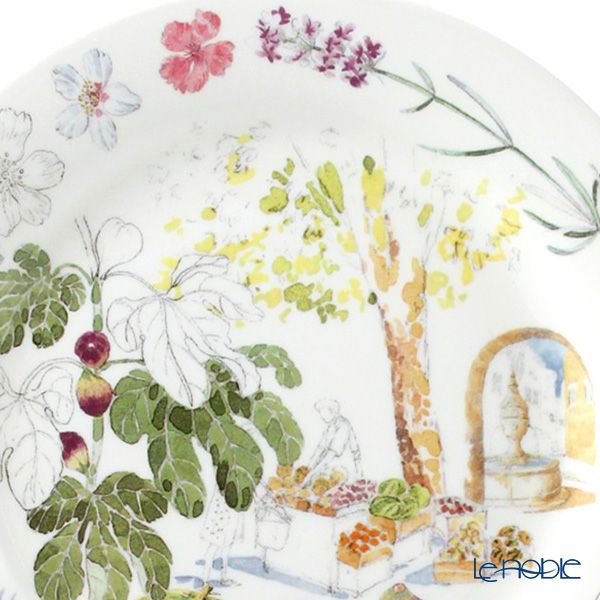 ジアン（Gien） プロヴァンス カナッペプレート16.5cm ペア／2枚セット