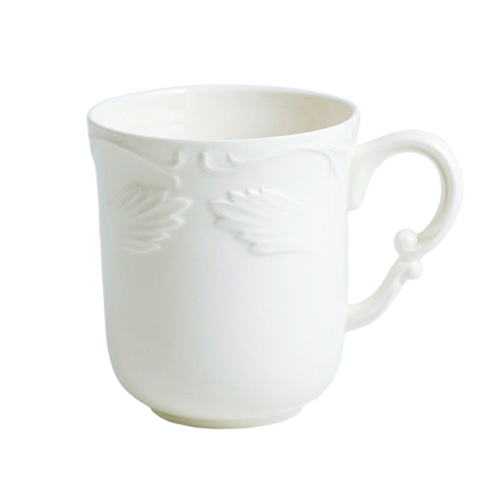 ジアン（Gien） ロカイユ・ブラン マグカップ 300ml