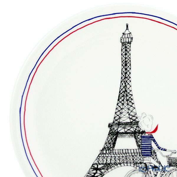 ジアン（Gien） サ・セ・パリ カナッペプレート 16.5cm エッフェル塔