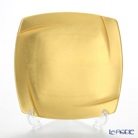 箔一 無垢 スクエア デザートプレート 20.4×20.4cm A161-05003