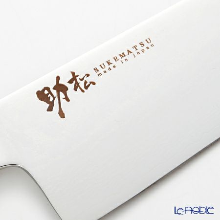 大阪堺の料理道具 助松 ダマスカス包丁 三徳 18cm