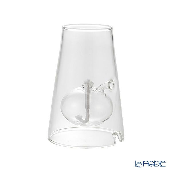 ルナックス ピラミッド型 8.5×12cm クラフトオイルランプ OLC-04 ※オイル（レインボーオイル）は別売※