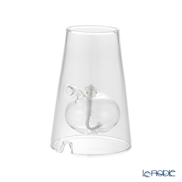 ルナックス ピラミッド型 8.5×12cm クラフトオイルランプ OLC-04 ※オイル（レインボーオイル）は別売※