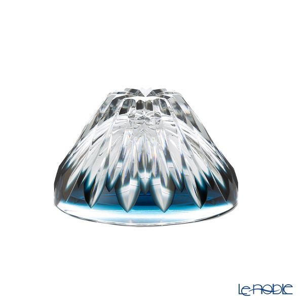 薩摩切子 富士盃 青富士 藍 20906 80ml