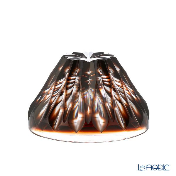 薩摩切子 桜島盃 ブラウン 31147 80ml