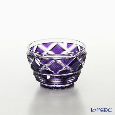 薩摩切子 富士盃 青富士 藍 20906 80ml | ブランド洋食器専門店ル