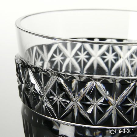 薩摩切子 タンブラー／55008 黒切子