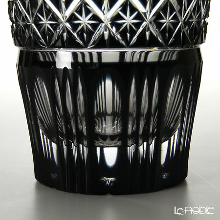 薩摩切子 タンブラー／55008 黒切子