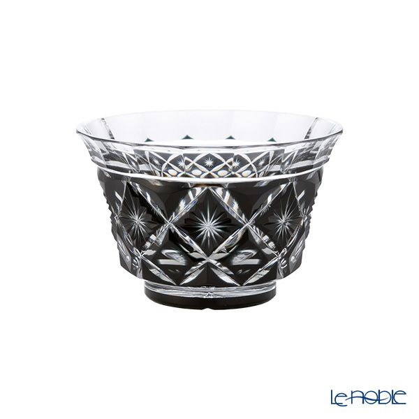 薩摩黒切子 心華 こはな 2024年限定 冷茶碗 80ml