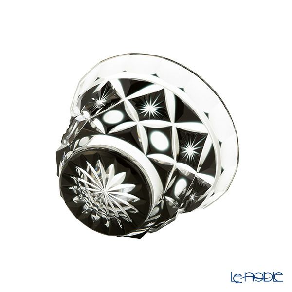 薩摩黒切子 心華 こはな 2024年限定 冷茶碗 80ml