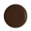 Denby デンビー スタジオクラフト ブレックファーストサイドプレート 21cm ウォールナット