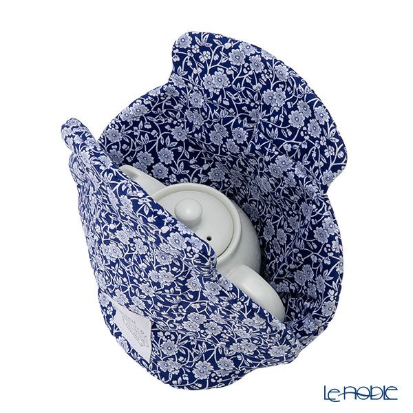 バーレイ ブルーキャリコ オープントップティーコージー