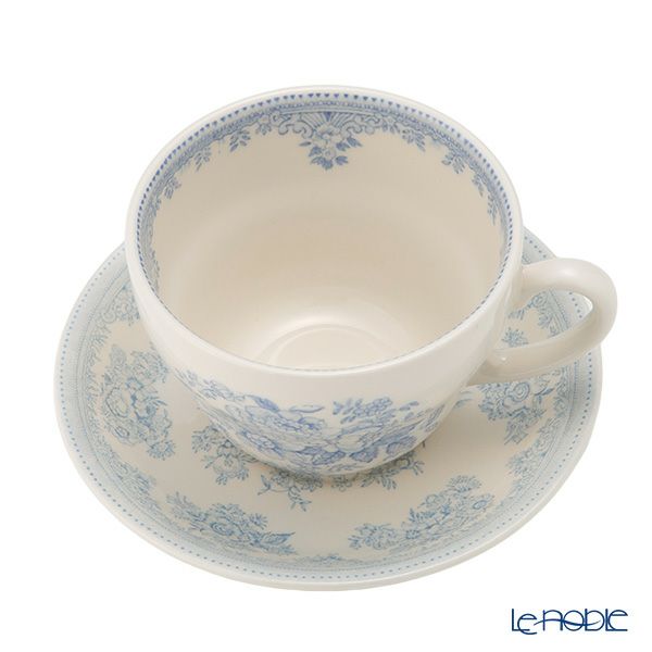 バーレイ ブルーアジアティックフェザンツ ブレックファーストカップ＆ソーサー 430ml