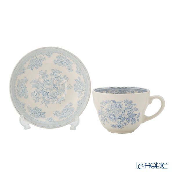 バーレイ ブルーアジアティックフェザンツ ブレックファーストカップ＆ソーサー 430ml