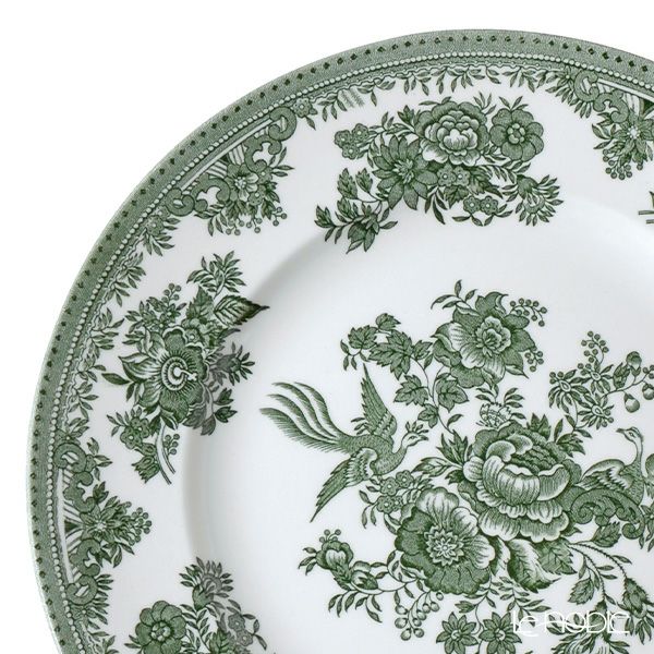 バーレイ グリーンアジアティックフェザンツ プレート 22cm